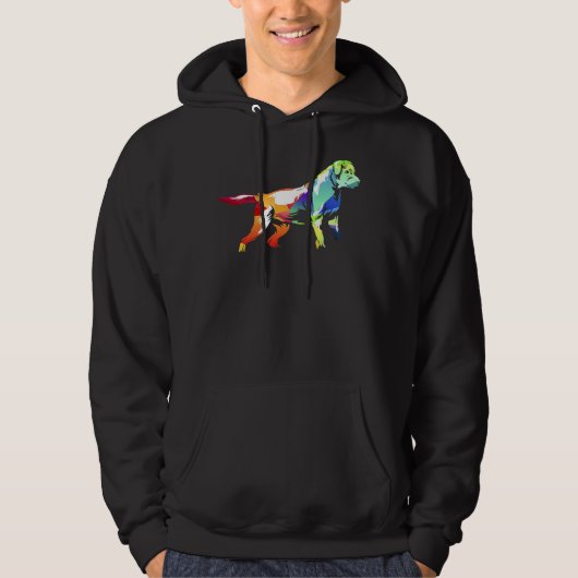 Geweldige Rottweiler Dog Hoodie (Voorkant)