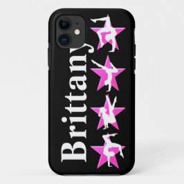 GEWELDIGE ROZE GEPERSONALISEERDE GYMNASTIEK IPHONE Case-Mate iPhone CASE
