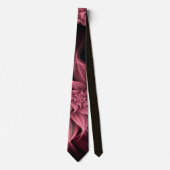 Geweldige Roze Koraal Bloem Fractal Stropdas (Voorkant)