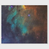 Geweldige ruimte cadeaupapier (Vlak)