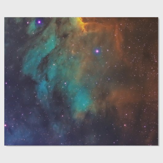 Geweldige ruimte cadeaupapier (Vlak)