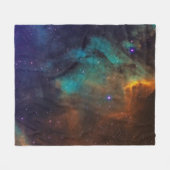 Geweldige ruimte fleece deken (Voorkant (Horizontaal))