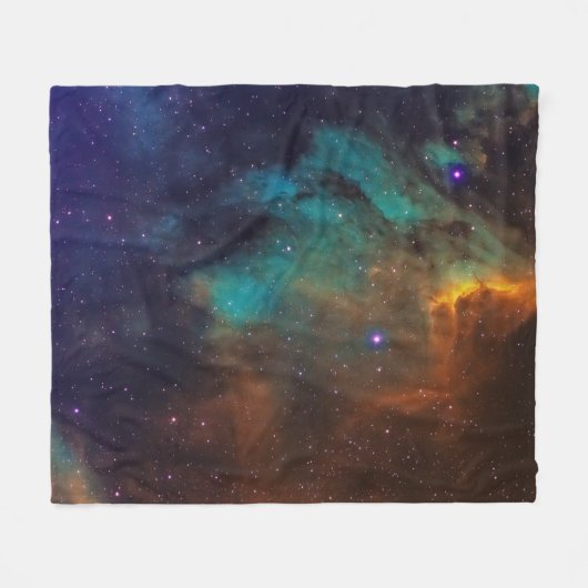 Geweldige ruimte fleece deken (Voorkant (Horizontaal))