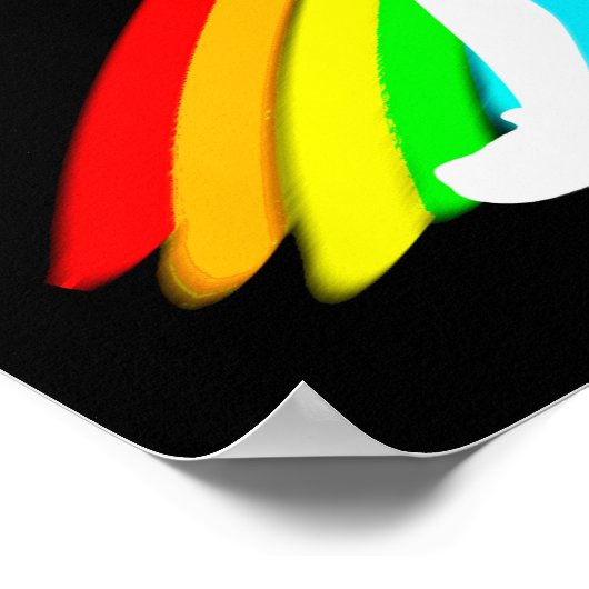 GEWELDIGE RUN ZOALS EEN MEISJE PERSONALISEERD POST POSTER (Hoek)