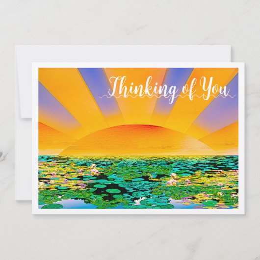 GEWELDIGE RUST 5x7 platte kaart (Voorkant)