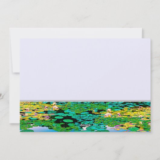 GEWELDIGE RUST 5x7 platte kaart (Achterkant)