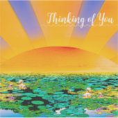 GEWELDIGE RUST 5x7 platte kaart Sticker (Voorkant)