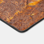 Geweldige Rusty Iron Aangepaste naam Bureaumat (Hoek)