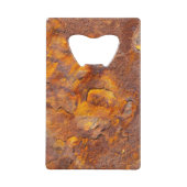 Geweldige Rusty Iron Aangepaste naam Creditkaart Flessenopener (Achterkant)