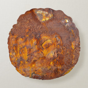 Geweldige Rusty Iron Rond Kussen