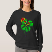 Geweldige Saint Patrick S Day Firefighter Shamrock T-shirt (Voorkant)