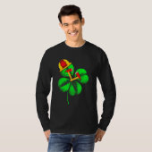 Geweldige Saint Patrick S Day Firefighter Shamrock T-shirt (Voorkant volledig)