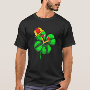 Geweldige Saint Patrick S Day Firefighter Shamrock T-shirt