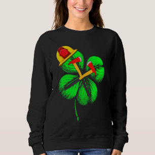 Geweldige Saint Patrick S Day Firefighter Shamrock Trui