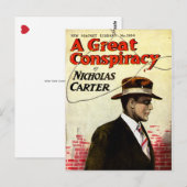 Geweldige samenzwering | BRIEFKAART | Pulpspictie (Voorkant / Achterkant)