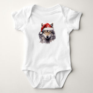 Geweldige Santa Wolf Romper