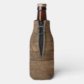 Geweldige Sauce Barn Wood gepersonaliseerd Flesjeskoeler (Fles Achterkant)