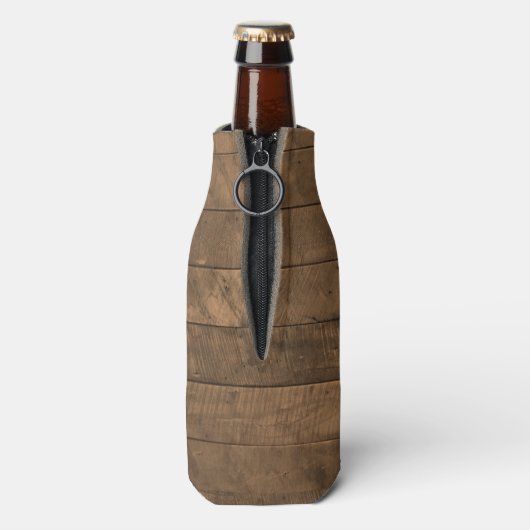 Geweldige Sauce Barn Wood gepersonaliseerd Flesjeskoeler (Fles Achterkant)