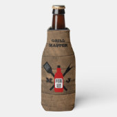 Geweldige Sauce Barn Wood gepersonaliseerd Flesjeskoeler (Fles Voorkant)
