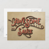 Geweldige Sauce  look Briefkaart (Voorkant / Achterkant)