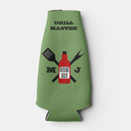 Geweldige saus gepersonaliseerd flesjeskoeler