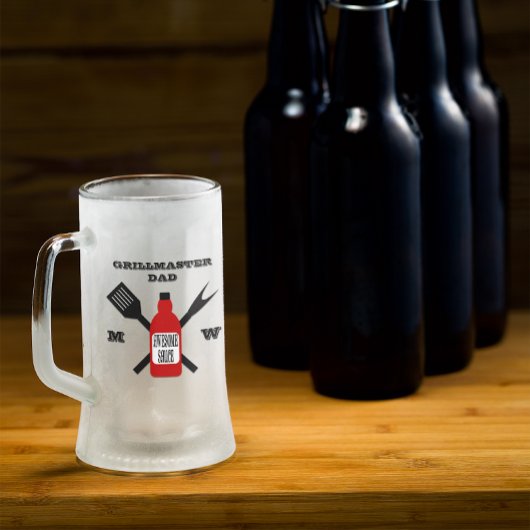 Geweldige saus gepersonaliseerd matglas bierpul