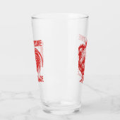 Geweldige saus Haan Grappig Glas (Links)