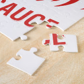 Geweldige saus Haan Grappig Legpuzzel (Zijkant)