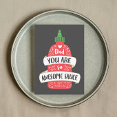 Geweldige saus Vaderdag Kaart