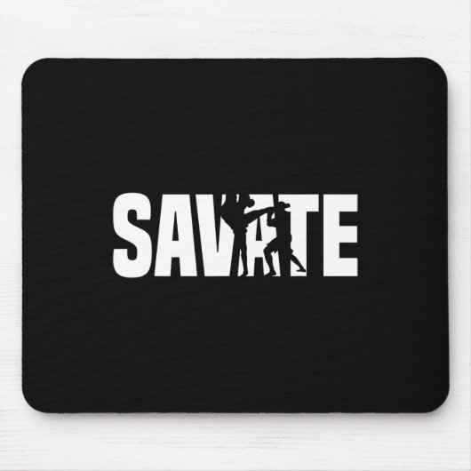 Geweldige Savate-boksoutfit Kick Mma Kickboksen Muismat (Voorkant)