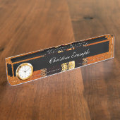 Geweldige saxofoon naambordje (Zijkant)