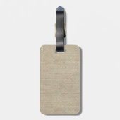 Geweldige schattige driekleppige bokshond bagagelabel (Achterkant verticaal)