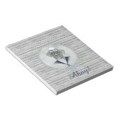 Geweldige schattige grappige zeezeilhond ahoy boxe notitieblok (Schuin)