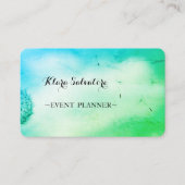 Geweldige Schattige Sweet Green Dandelion Visitekaartje (Voorkant)