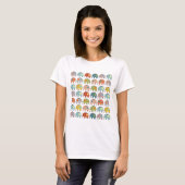 Geweldige schattige trendy circus Indische olifant T-shirt (Voorkant volledig)
