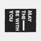 Geweldige Schattigee filmcitaten T-Shirt, Schattig Fleece Deken (Voorkant (Horizontaal))