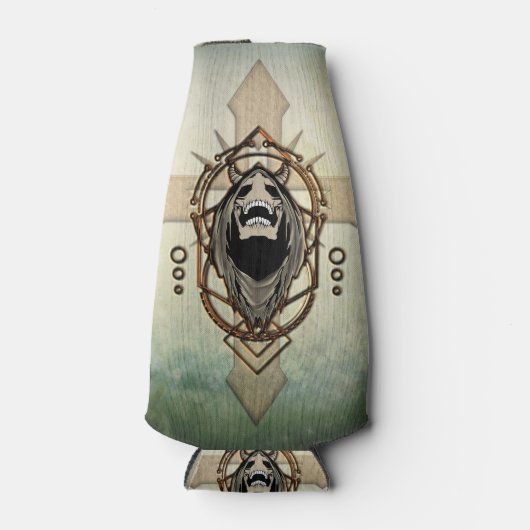 Geweldige schedel flesjeskoeler (Voorkant)