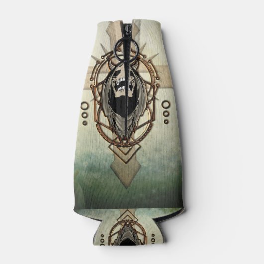 Geweldige schedel flesjeskoeler (Achterkant)