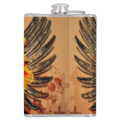 Geweldige schedel heupfles (Achterkant)