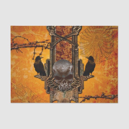 Geweldige schedels en kraaien tissuepapier (Voorkant)