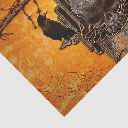 Geweldige schedels en kraaien tissuepapier (Detail)