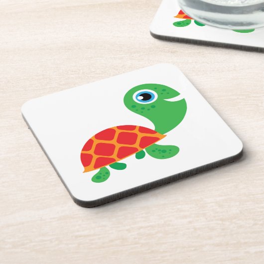 Geweldige Schildpad Bier Onderzetter (Linkerzijde)