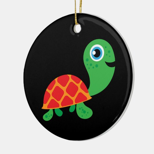 Geweldige schildpad keramisch ornament (Links)