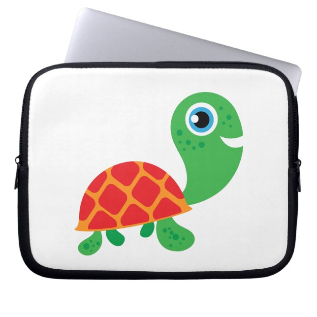 Geweldige Schildpad Laptop Sleeve (Voorkant)