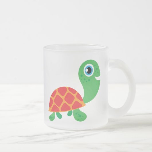Geweldige Schildpad Matglas Koffiemok (Rechts)