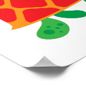 Geweldige schildpad poster (Hoek)