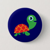 Geweldige Schildpad Ronde Button 5,7 Cm (Voorkant)