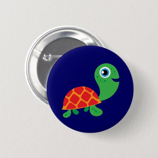 Geweldige Schildpad Ronde Button 5,7 Cm (Voorkant /achterkant)