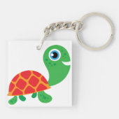 Geweldige Schildpad Sleutelhanger (Achterkant)