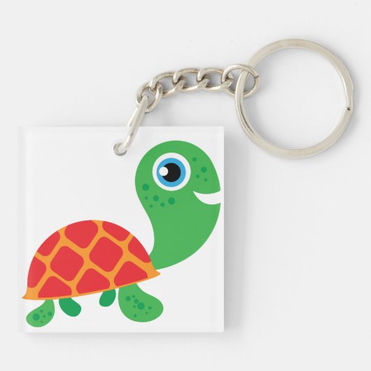 Geweldige Schildpad Sleutelhanger (Achterkant)